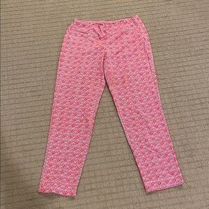 J. McLaughlin Red and Blue Patterned Garment